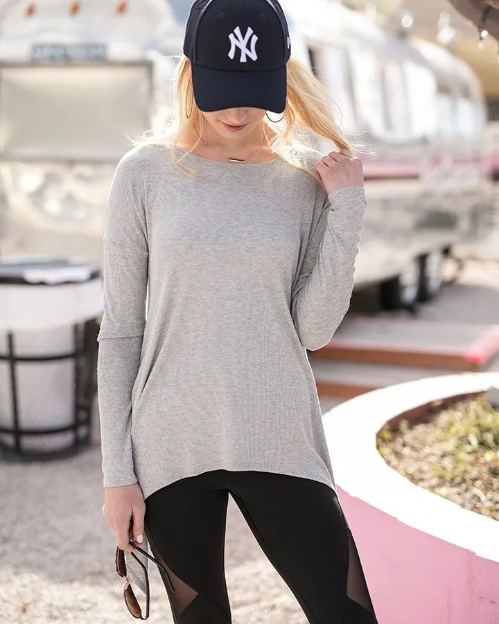 Grace & Lace Everyday Favorite Ribbed Tee