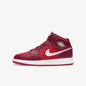 (GS) Air Jordan 1 Mid SE 'Red Quilt' (2020) AV5174-600