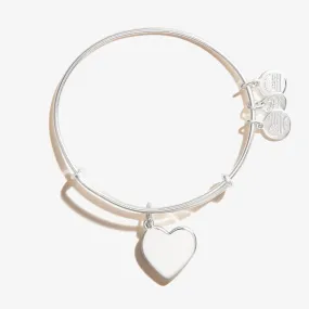 Heart Charm Bangle