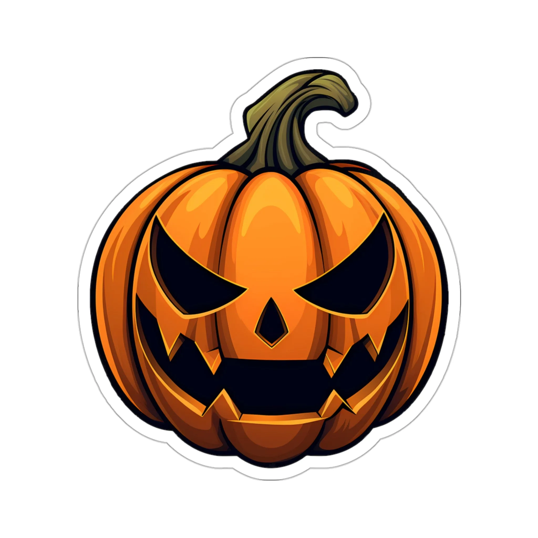 Jack O Lantern Vibes: Spooky Halloween Stickers for Horror Lovers