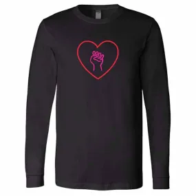 Love As Activism Long Sleeve T-Shirt supporting Indivisible