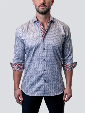 Maceoo Shirt | Einstein 3D Square Grey