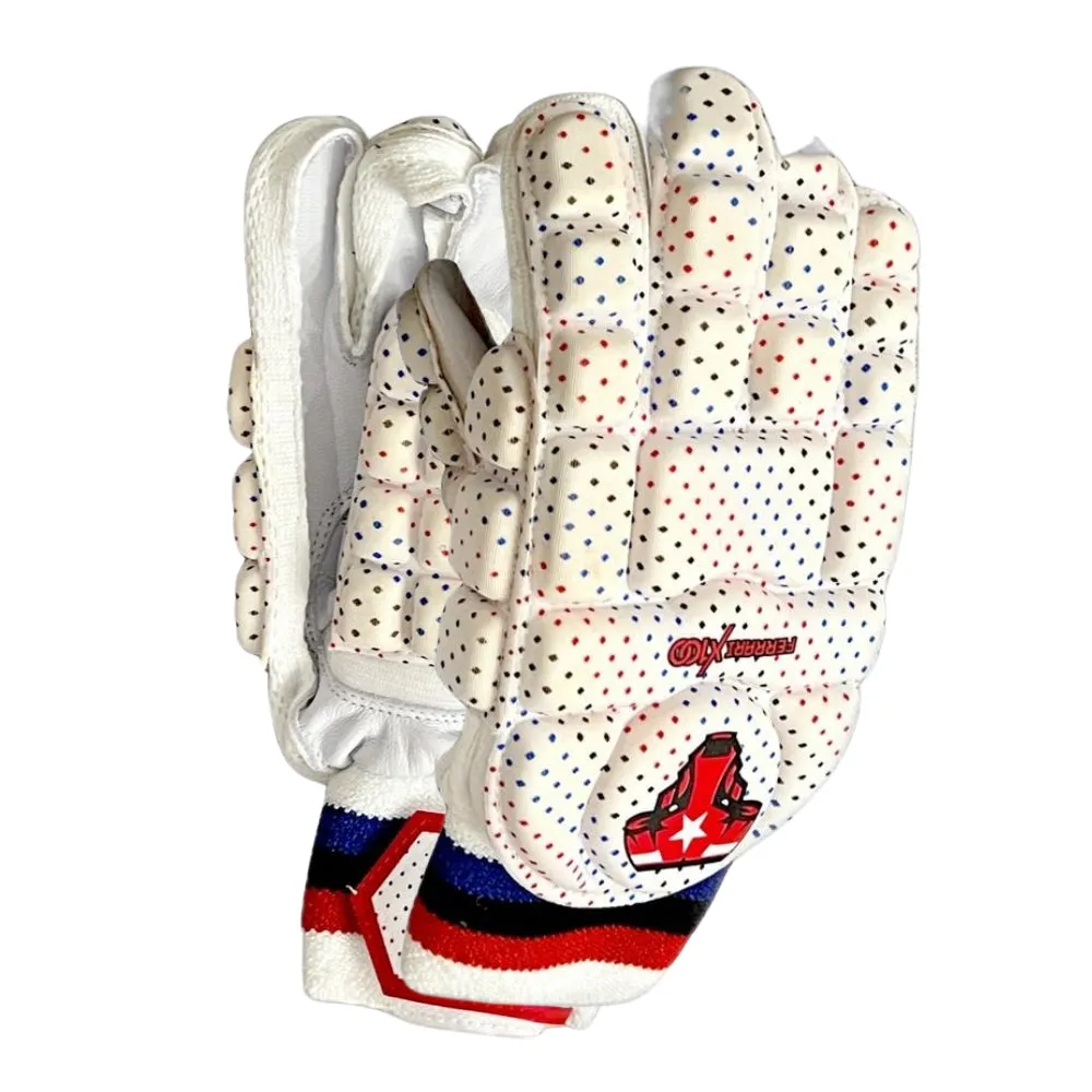 Matador Hard Tennis Cricket Batting Gloves White