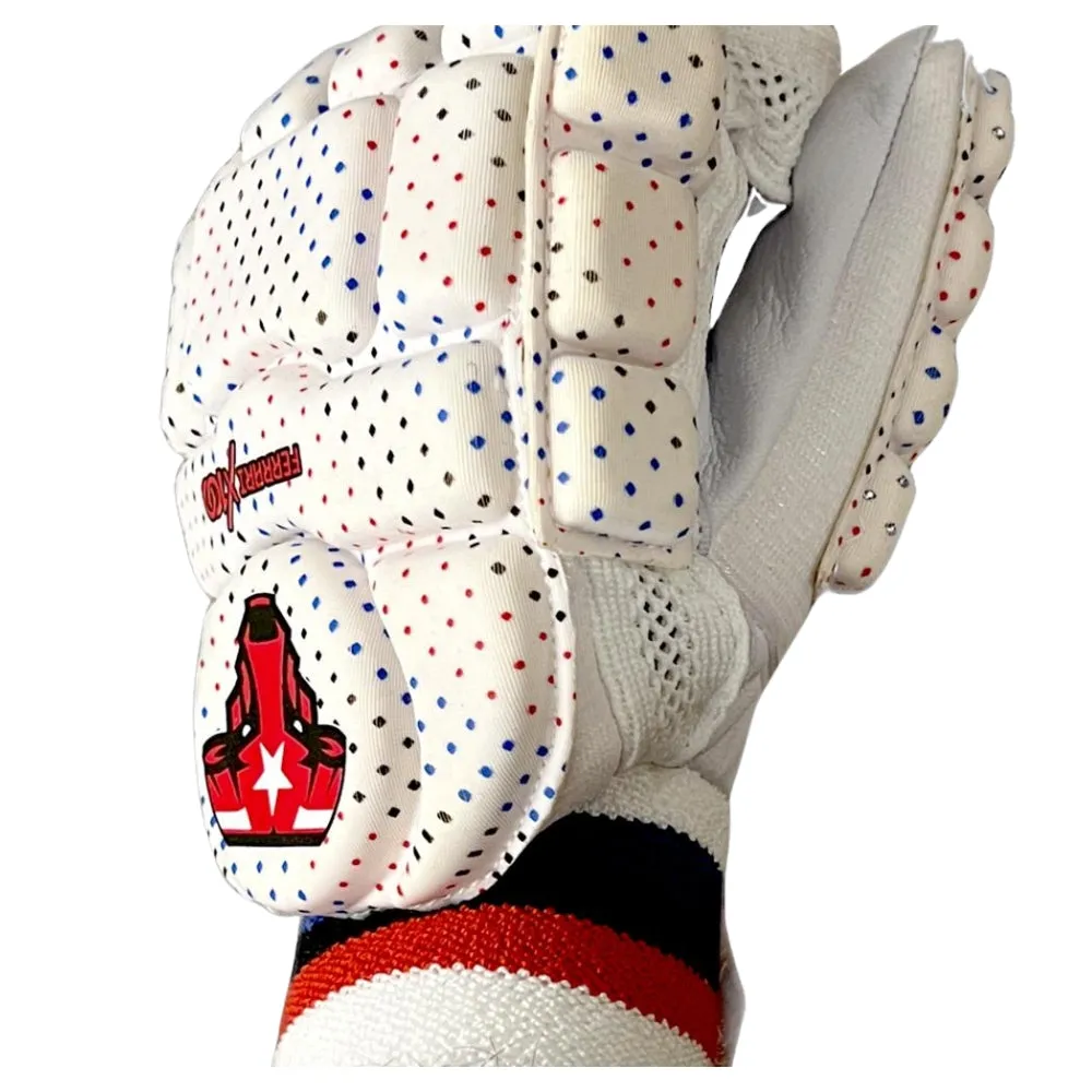 Matador Hard Tennis Cricket Batting Gloves White