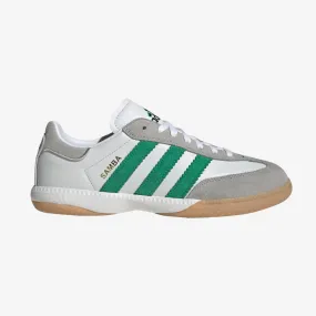 mens adidas samba mn (white/green)