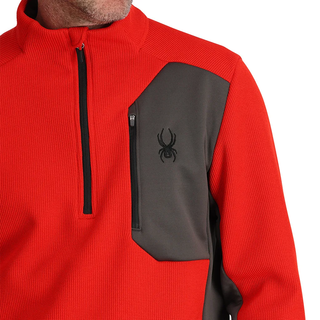 Mens Bandit Half Zip - Volcano