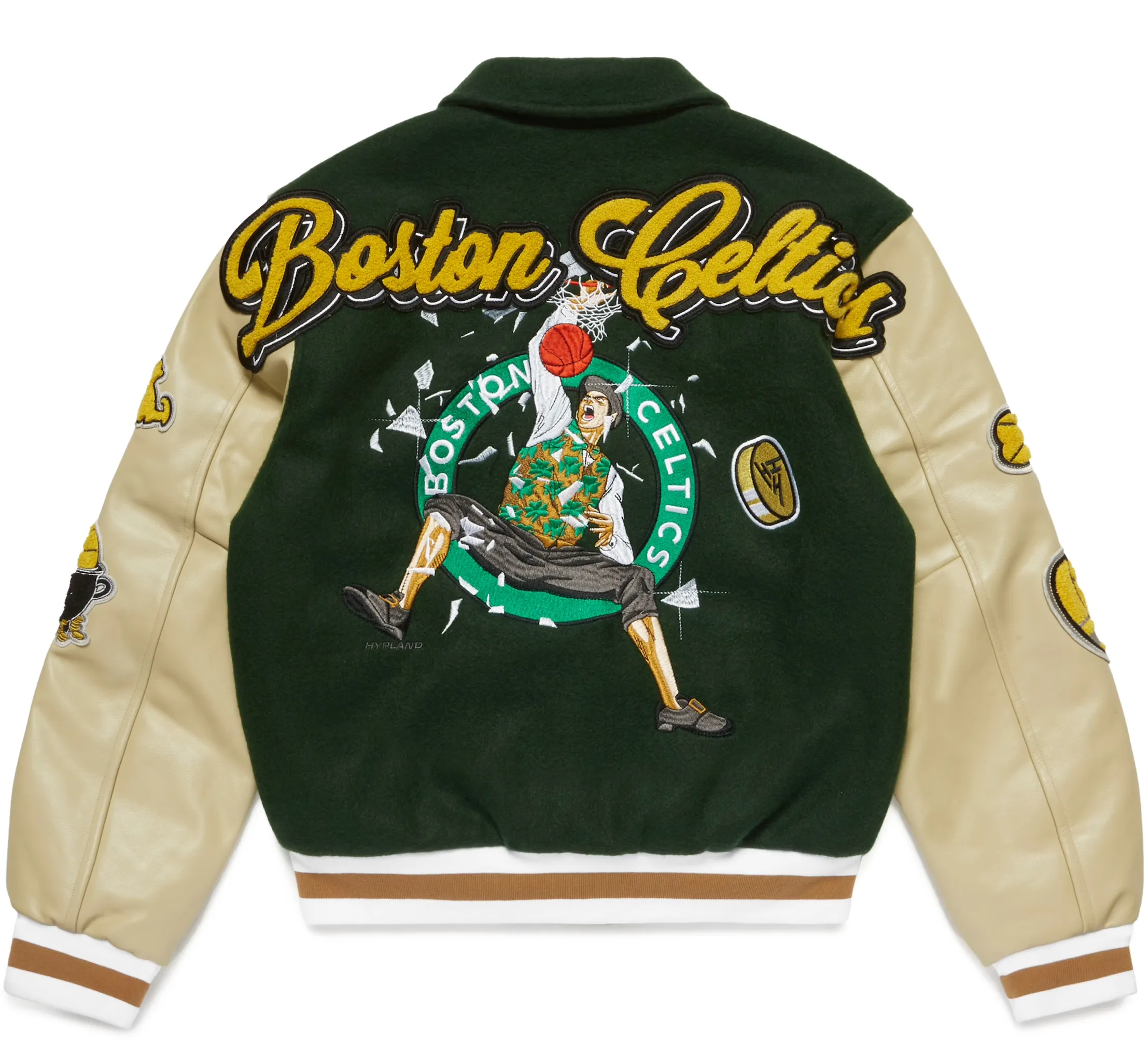 NBA BOSTON CELTICS VARSITY JACKET (GREEN)