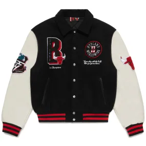 NBA CHICAGO BULLS VARSITY JACKET (BLACK)