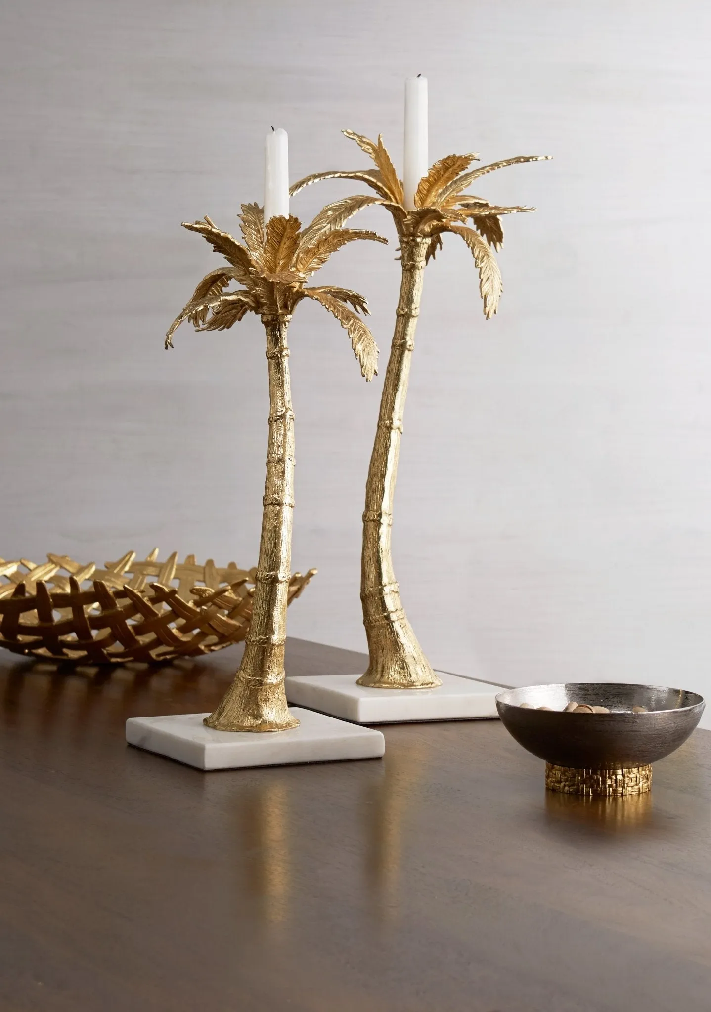 Palm Candleholders