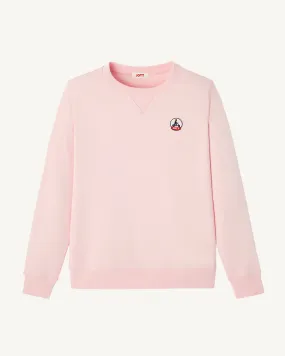 Peach pink Elvas organic cotton sweatshirt