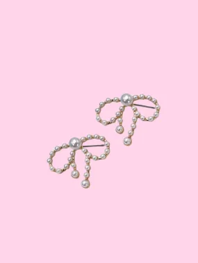 Pearl Bow Studs