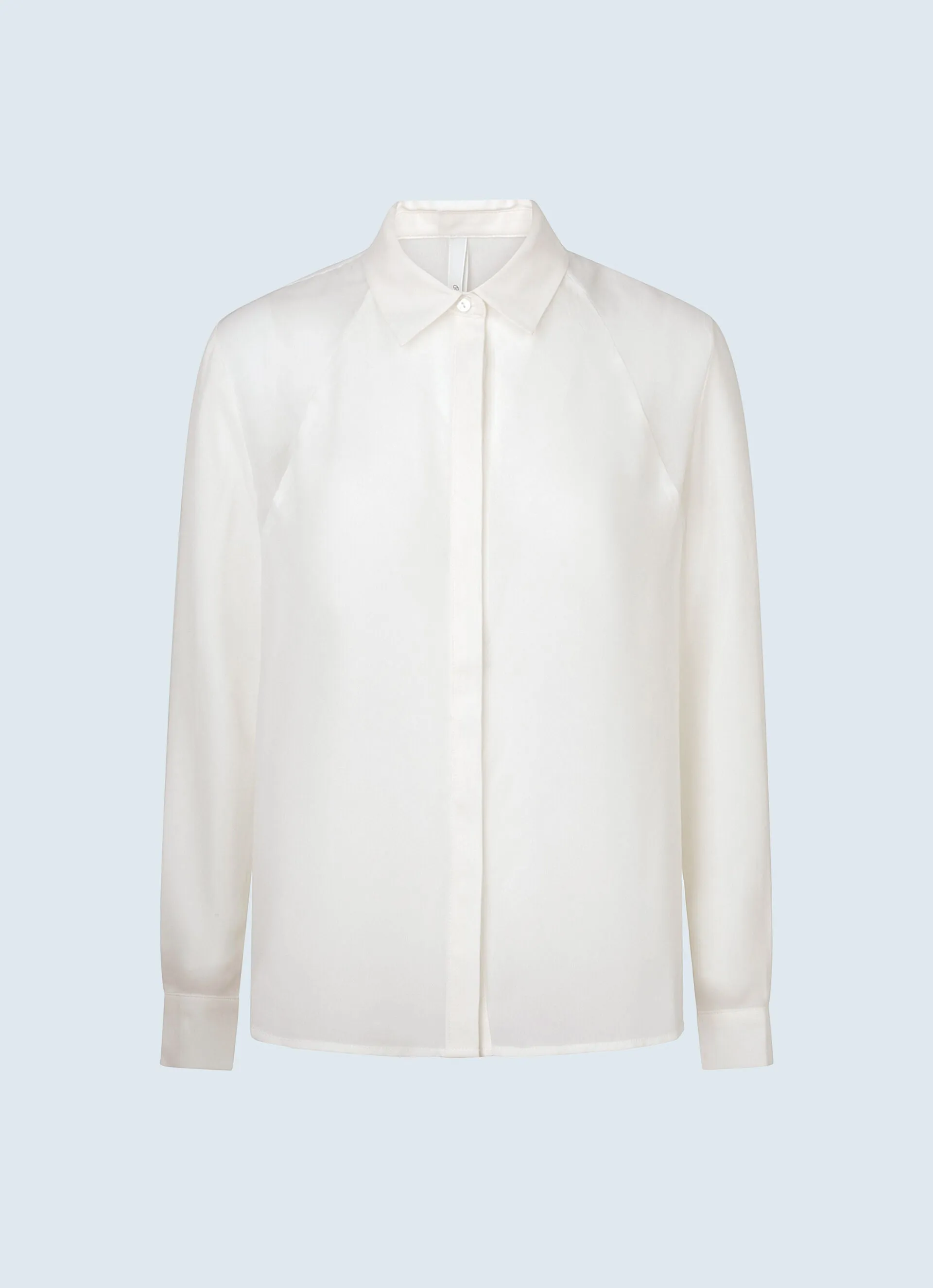 PepeJeans Lulu Satin Shirt PL304050 OFF WHITE