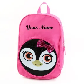 Personalized 17 Inch Critter Backpack - Penguin