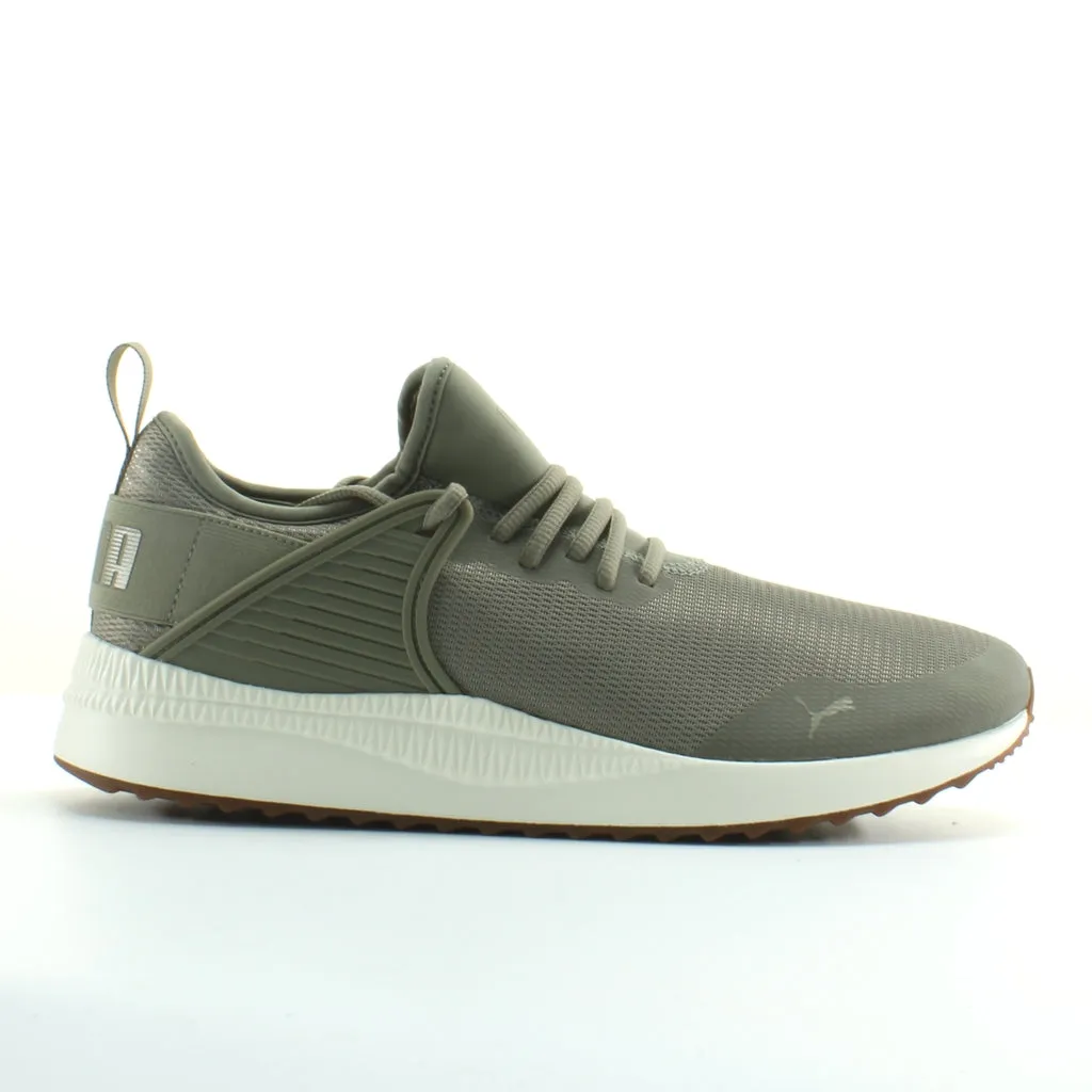 Puma Pacer Next Cage Grey Textile Mens Lace Up Trainers 365284 06