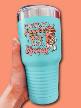 Pumpkin Spice Skeleton Hand - UV TUMBLER