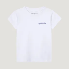 "Good Vibes" Léon T-Shirt (White)