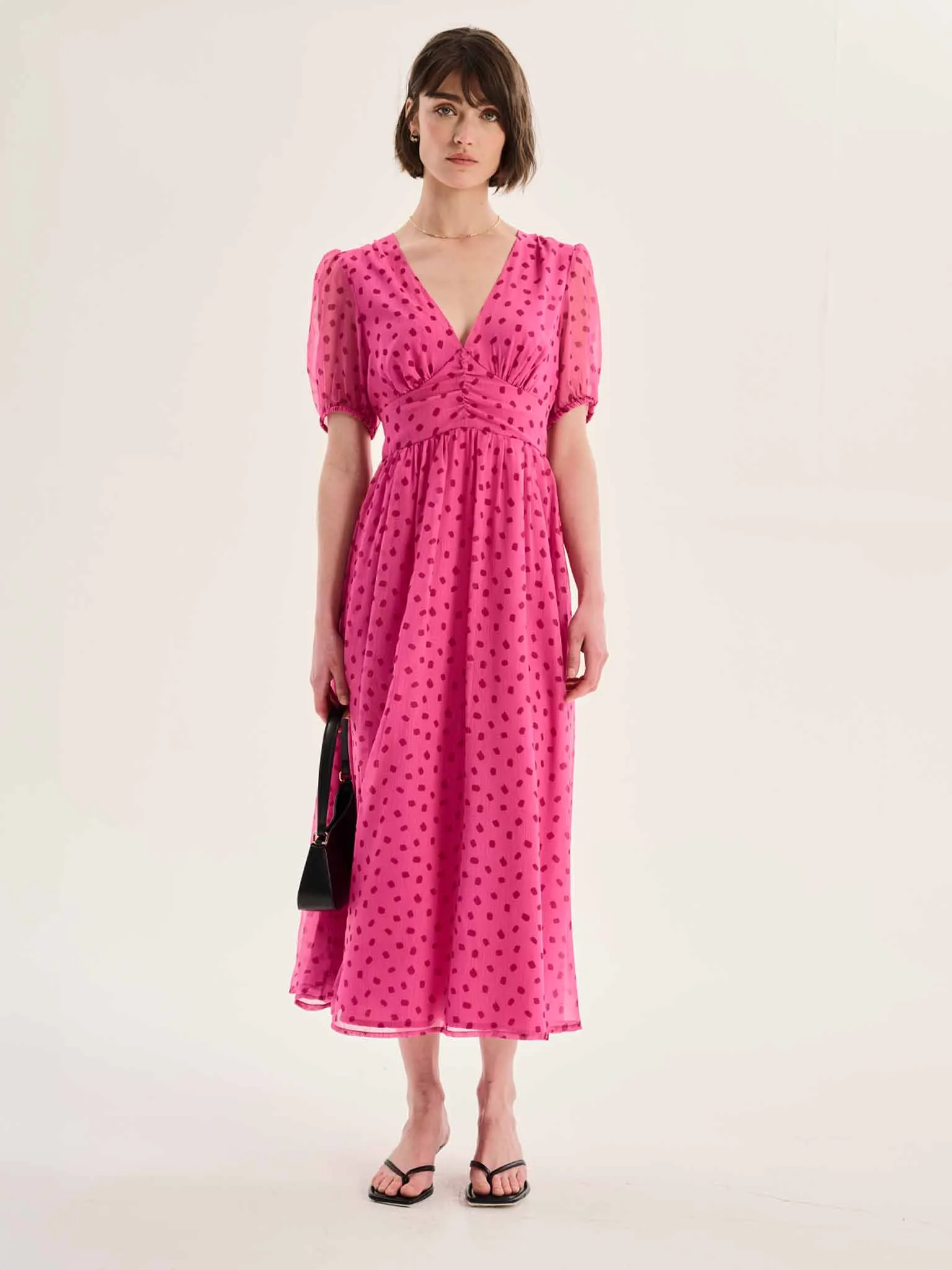 Raphaela Dress in Pink Print