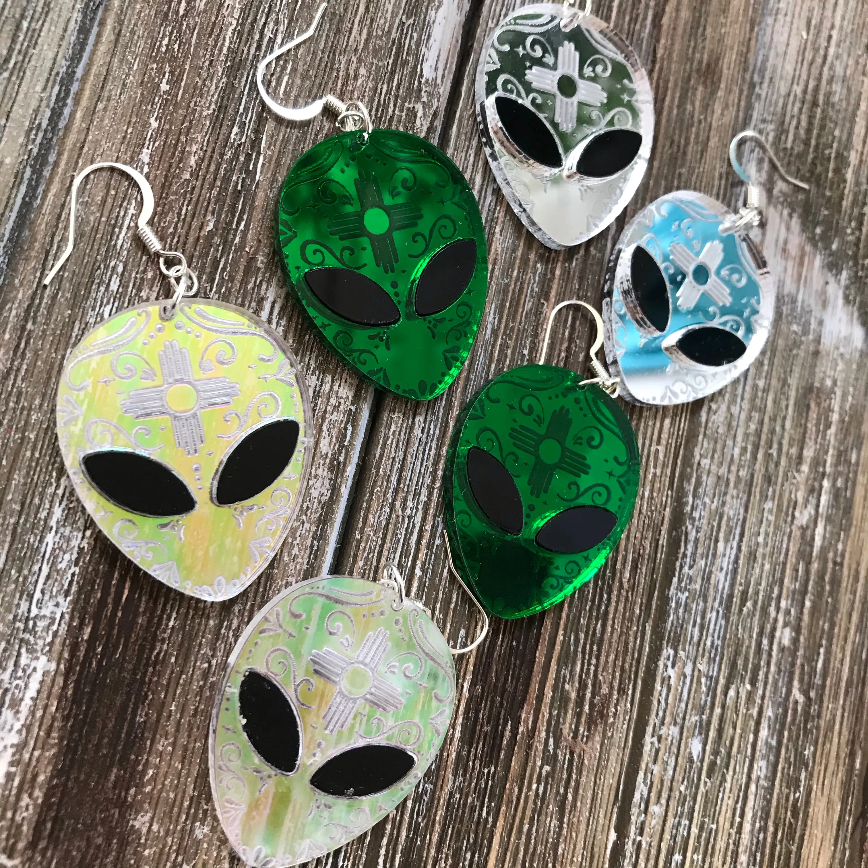 Roswell Alien 51 Earrings