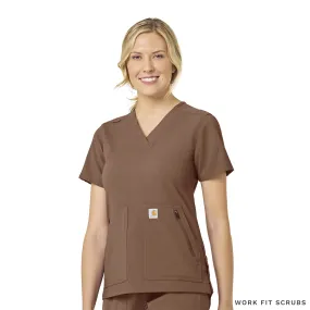 Rugged Flex Peak-Women's 4-Pocket V-Neck Scrub Top-Carhartt