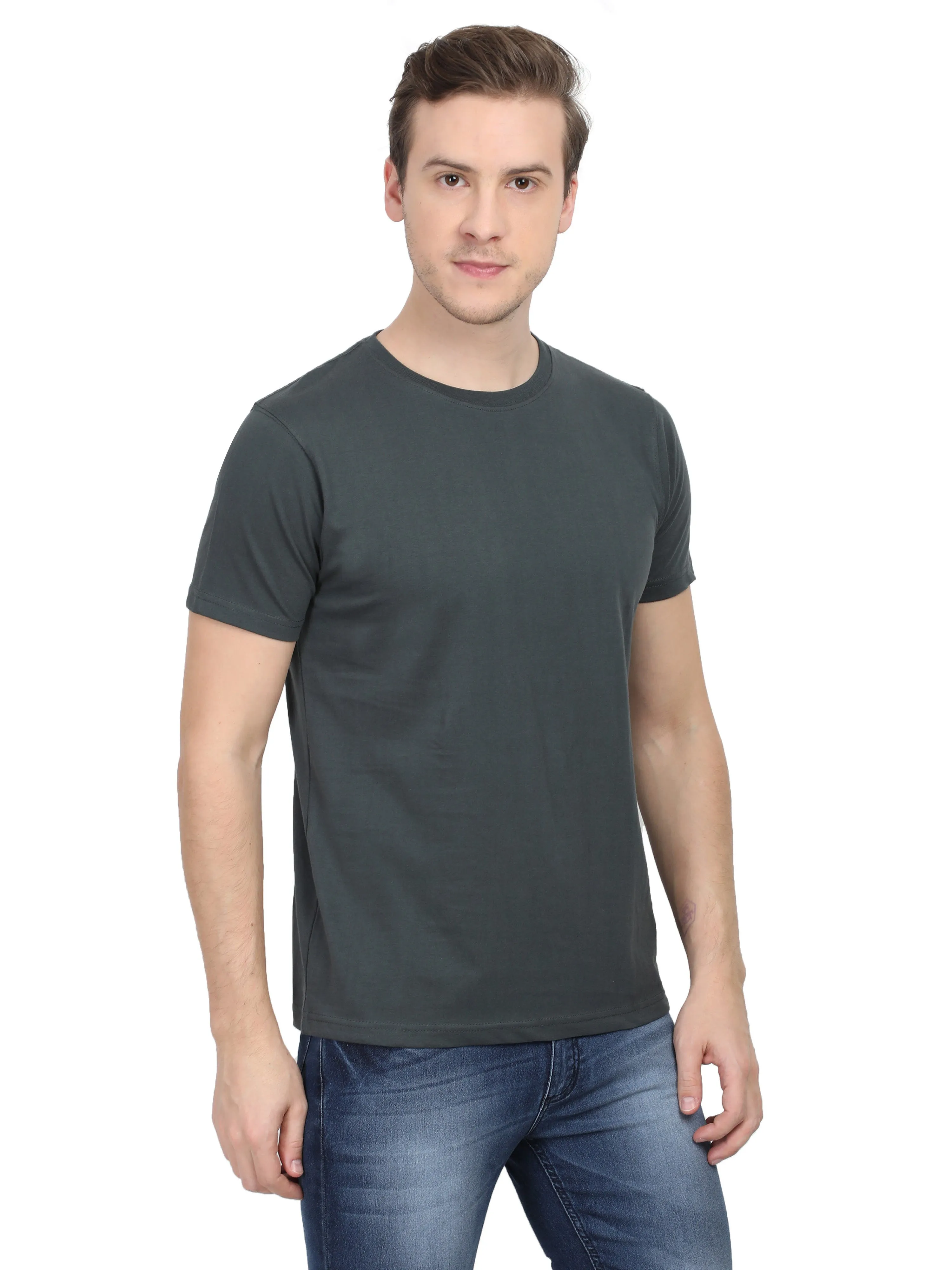 Solids: Steel Grey Premium T-shirt