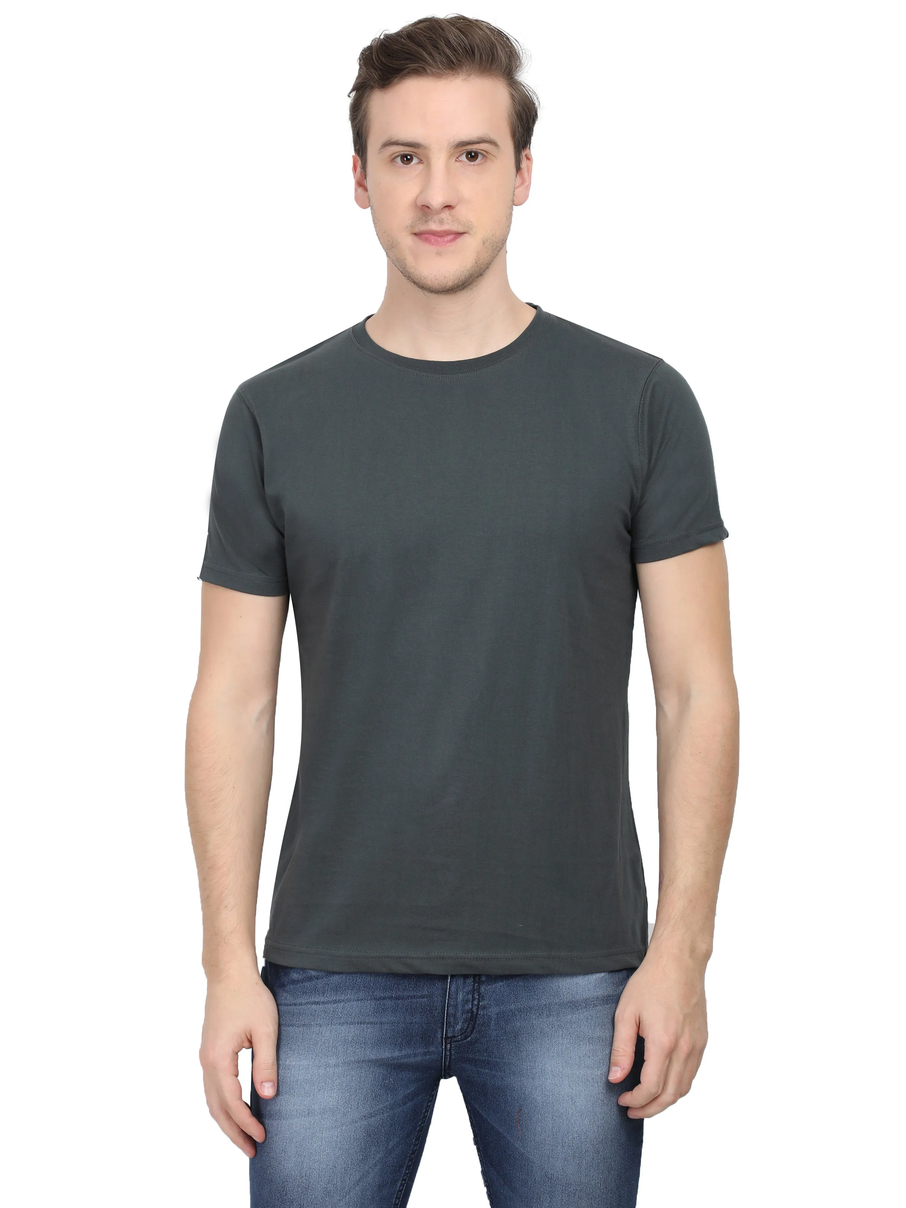 Solids: Steel Grey Premium T-shirt