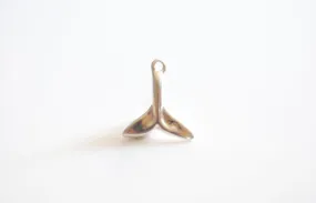 Sterling Sterling Wholesale Dolphin Fish Whale Tail- 925 sterling silver Dolphin Fin Tail Charm, Sterling Silver Fish Tail Charm Pendant, Fin, 106