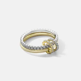 Together Gold Vermeil Pavé Double Ring