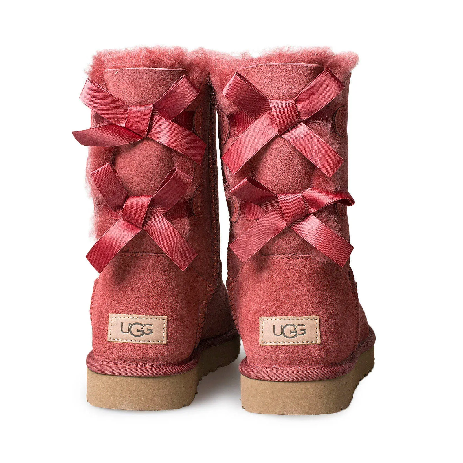 UGG Bailey Bow II Timeless Red Boots - Women's