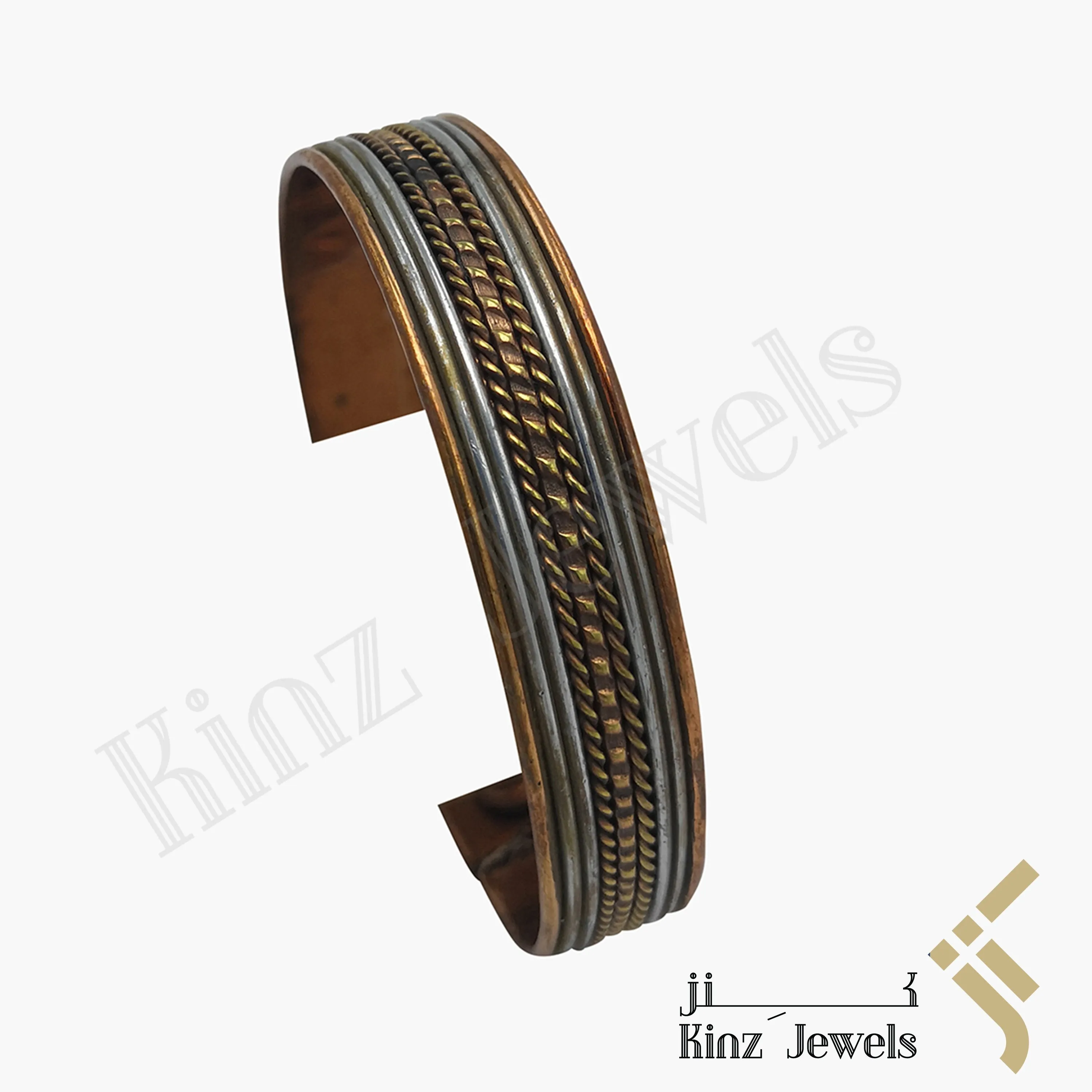 Unisex Solid Copper Magnetic Negative Ions Bracelet