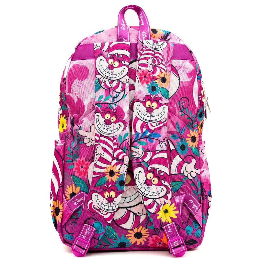 WondaPop Disney Alice in Wonderland Cheshire Cat 17 Full Size Nylon Backpack