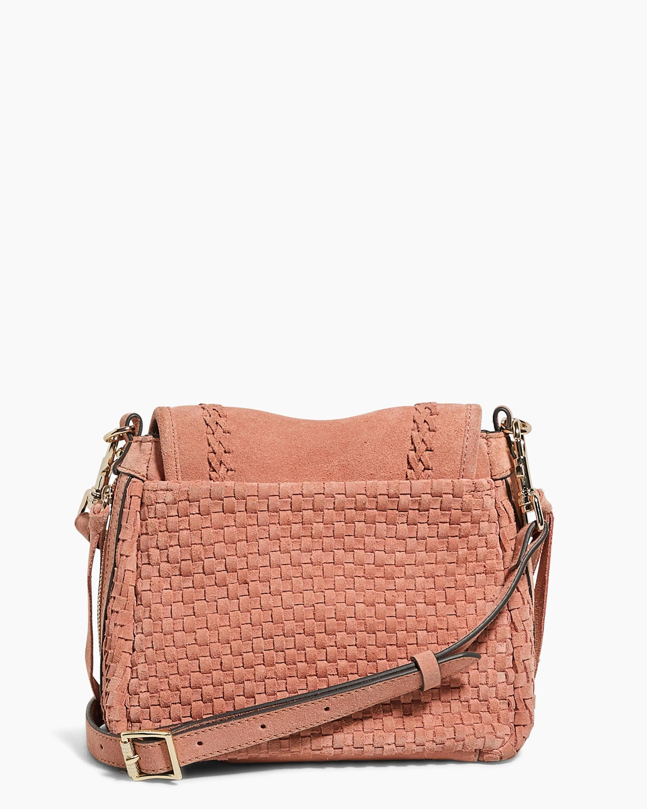 Woven All For Love Mini Crossbody