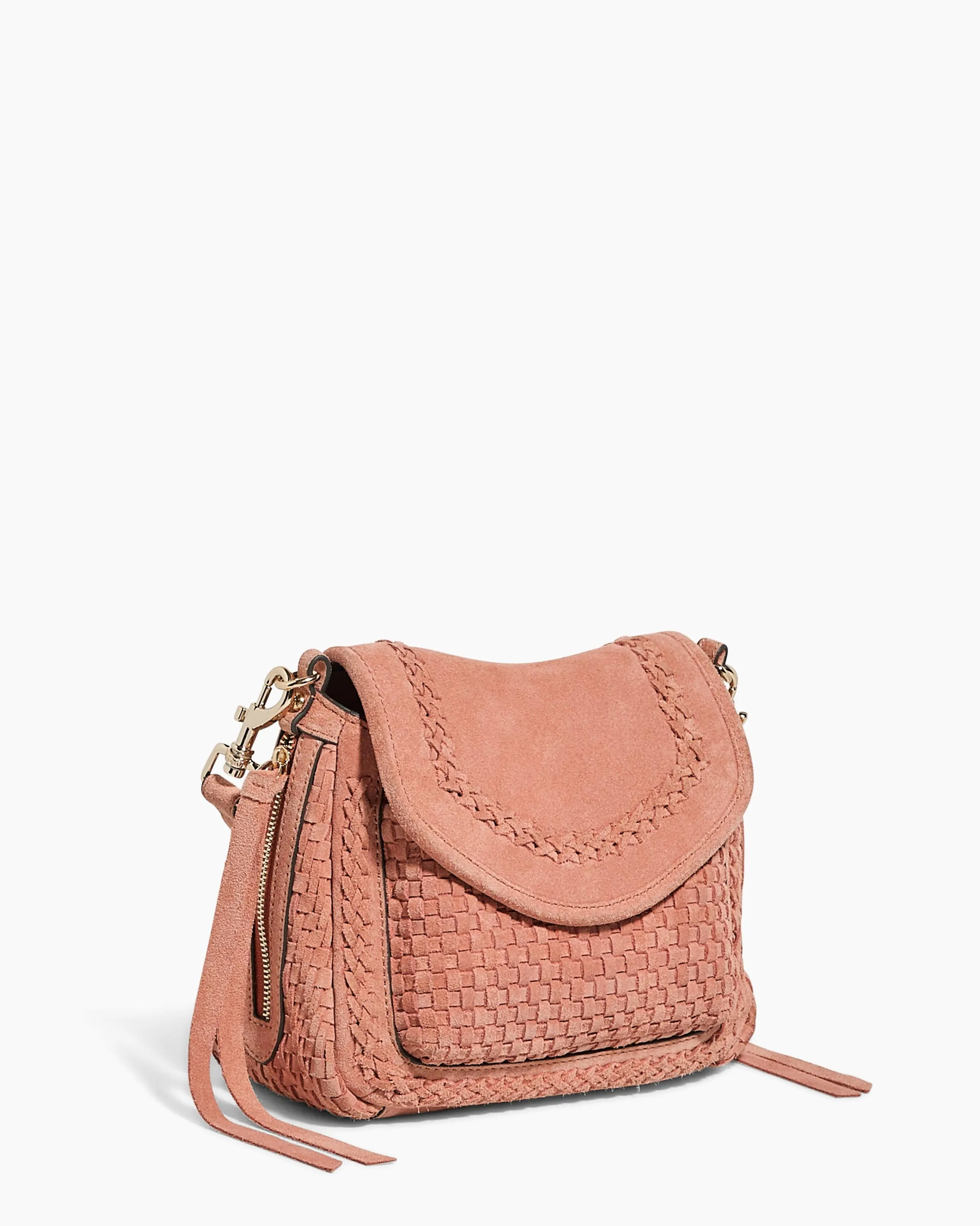 Woven All For Love Mini Crossbody